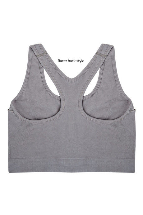 Zivame At Home Double Layered Non Wired Full Coverage Bra - Grey — image 6