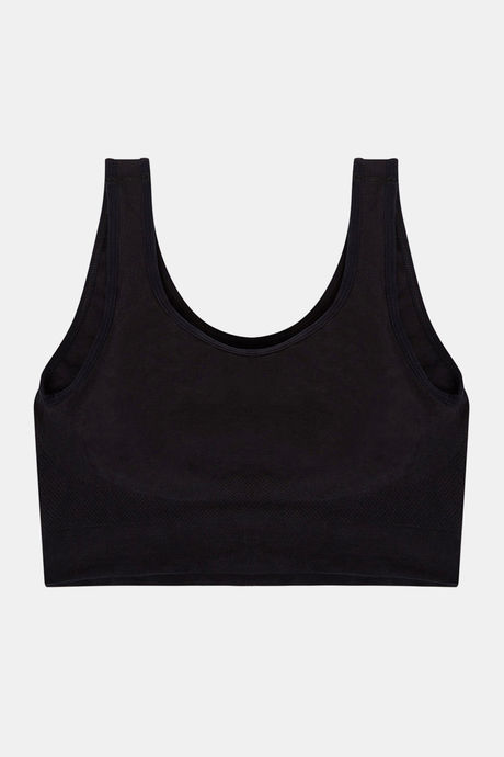 Zivame At Home Double Layered Non Wired 3/4th Coverage Sleep Bra - Anthracite — image 7